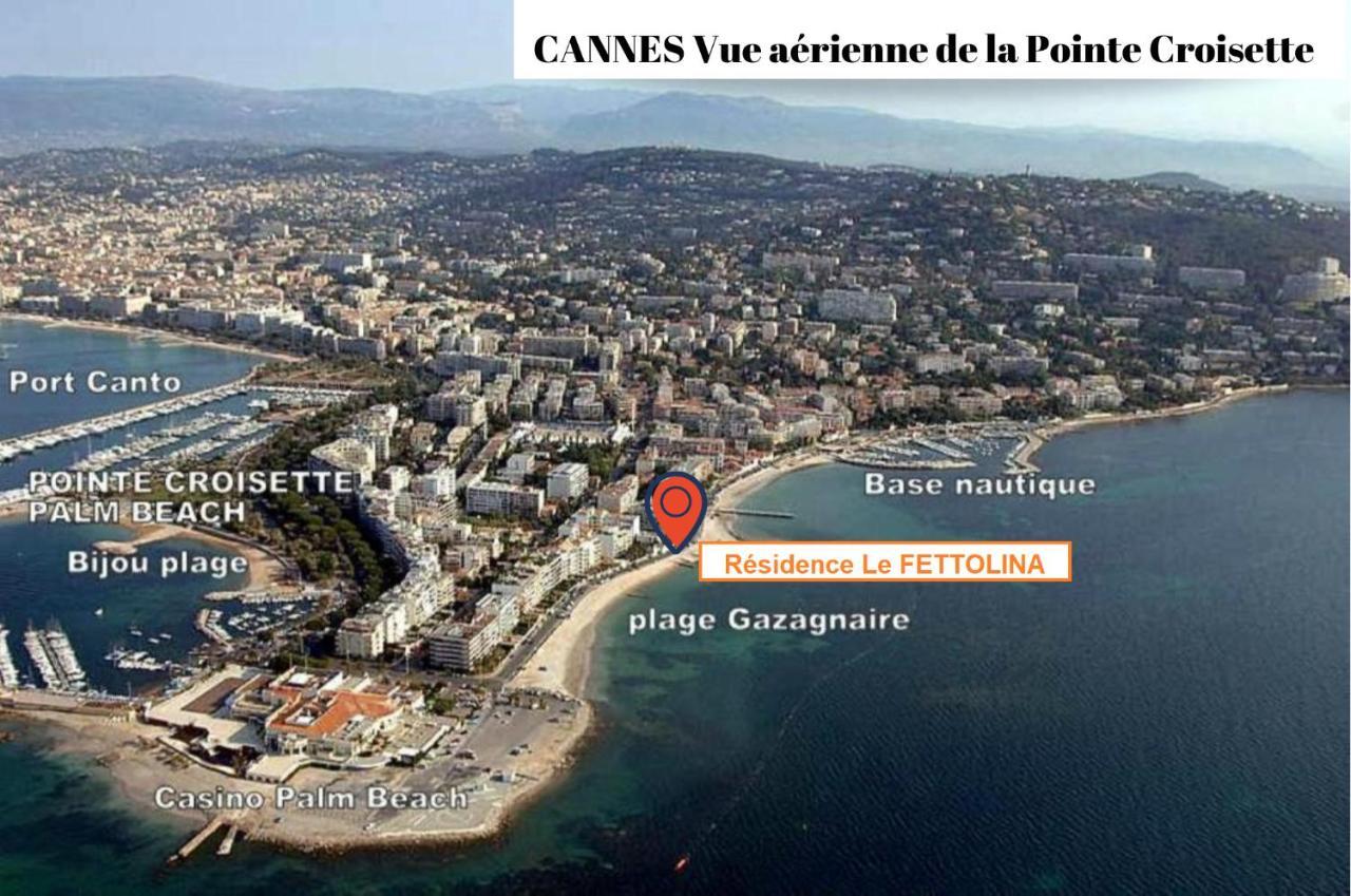 Apartamento Fettolina Palm Beach, Location Cannes Front De Mer Et Plage Exterior foto